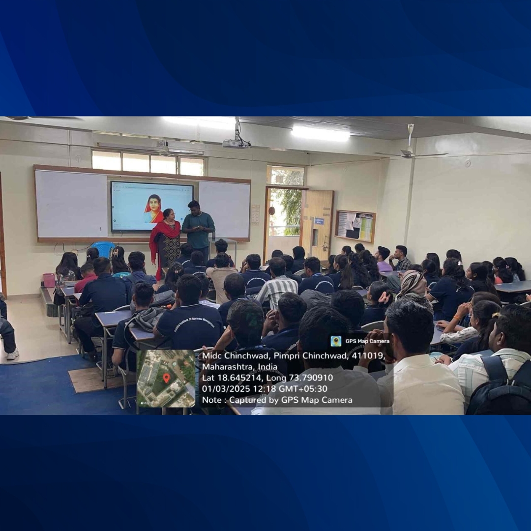 Students attending the event